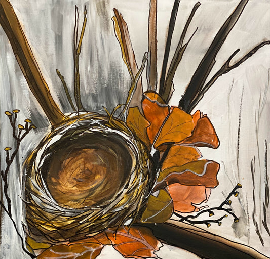 Empty Nest in Winter